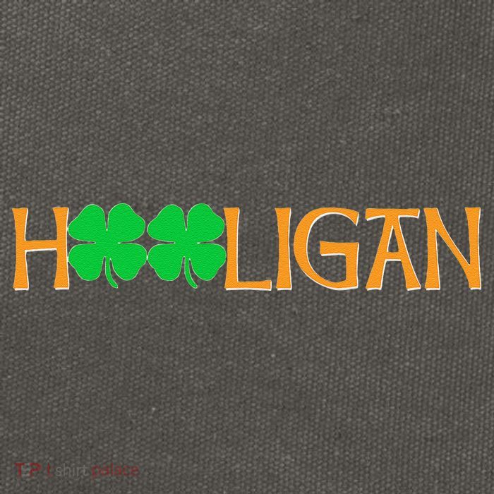 St Paddy's Day Irish Hooligan Cotton Canvas Backpack