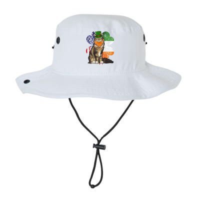 St Patricks Day Irish American Flag Maine Coon Cat Meaningful Gift Legacy Cool Fit Booney Bucket Hat