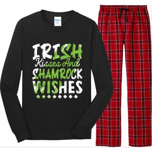 St Patricks Day Wishes Funny Gift Long Sleeve Pajama Set