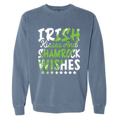 St Patricks Day Wishes Funny Gift Garment-Dyed Sweatshirt