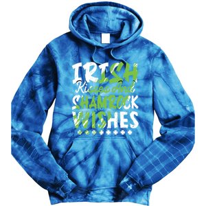 St Patricks Day Wishes Funny Gift Tie Dye Hoodie