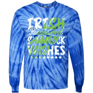 St Patricks Day Wishes Funny Gift Tie-Dye Long Sleeve Shirt