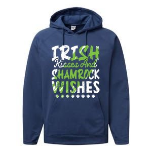 St Patricks Day Wishes Funny Gift Performance Fleece Hoodie