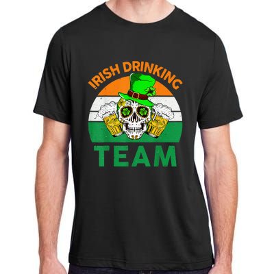 St Patricks Day Irish Drinking Team Funny Adult ChromaSoft Performance T-Shirt