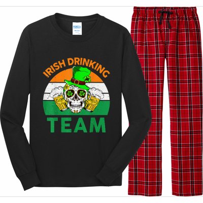 St Patricks Day Irish Drinking Team Funny Long Sleeve Pajama Set