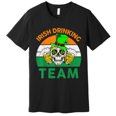 St Patricks Day Irish Drinking Team Funny Premium T-Shirt