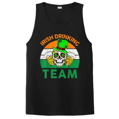 St Patricks Day Irish Drinking Team Funny PosiCharge Competitor Tank