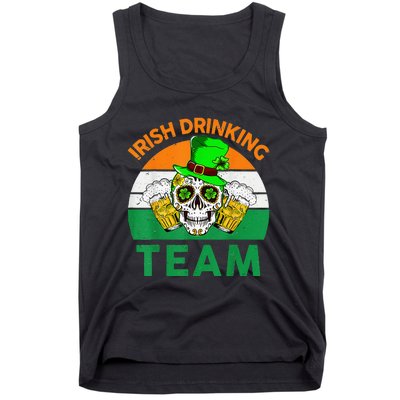 St Patricks Day Irish Drinking Team Funny Tank Top