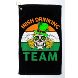 St Patricks Day Irish Drinking Team Funny Platinum Collection Golf Towel