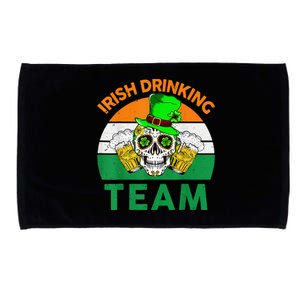 St Patricks Day Irish Drinking Team Funny Microfiber Hand Towel