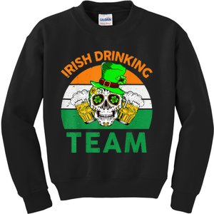 St Patricks Day Irish Drinking Team Funny Kids Sweatshirt