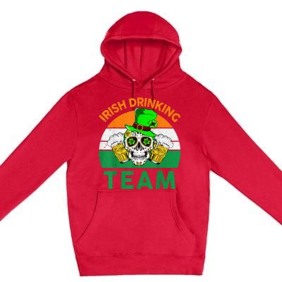 St Patricks Day Irish Drinking Team Funny Premium Pullover Hoodie