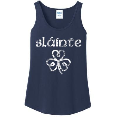 St Patricks Day, Slainte, Funny St Patricks Day Ladies Essential Tank