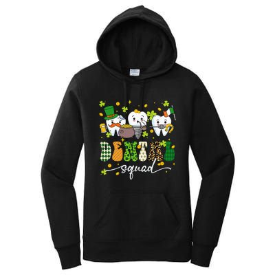 St Patrick Day Dental Squad Saint Paddys Teeth Irish Dentist Women's Pullover Hoodie