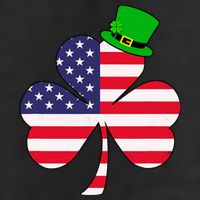 St Patricks Day | Irish American Flag Shamrock Cool Comfort Performance Bucket Hat