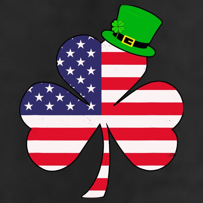 St Patricks Day | Irish American Flag Shamrock Cool Comfort Performance Bucket Hat