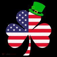 St Patricks Day | Irish American Flag Shamrock Impact Tech Backpack