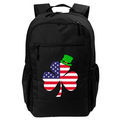 St Patricks Day | Irish American Flag Shamrock Backpack