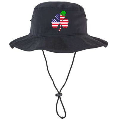 St Patricks Day | Irish American Flag Shamrock Legacy Cool Fit Booney Bucket Hat