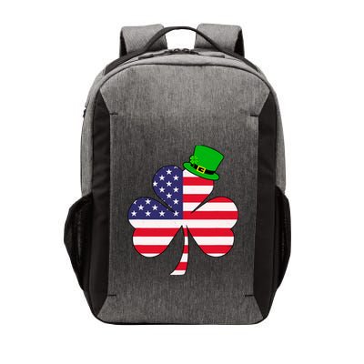 St Patricks Day | Irish American Flag Shamrock Vector Backpack
