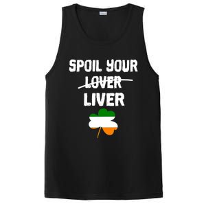 St Patricks Day Liver Joke Ing Irish Flag Humor Gift PosiCharge Competitor Tank