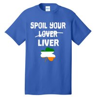 St Patricks Day Liver Joke Ing Irish Flag Humor Gift Tall T-Shirt