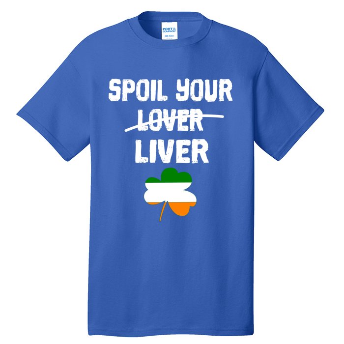 St Patricks Day Liver Joke Ing Irish Flag Humor Gift Tall T-Shirt