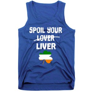 St Patricks Day Liver Joke Ing Irish Flag Humor Gift Tank Top