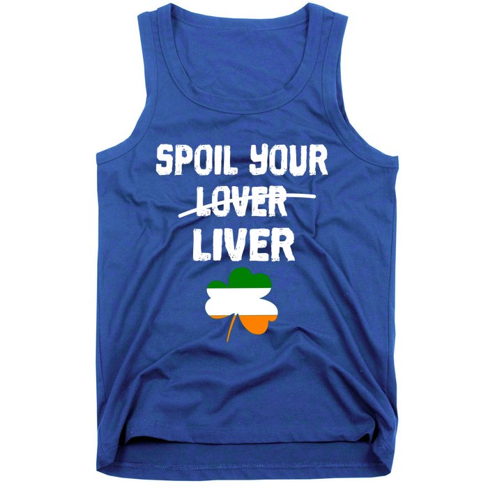 St Patricks Day Liver Joke Ing Irish Flag Humor Gift Tank Top