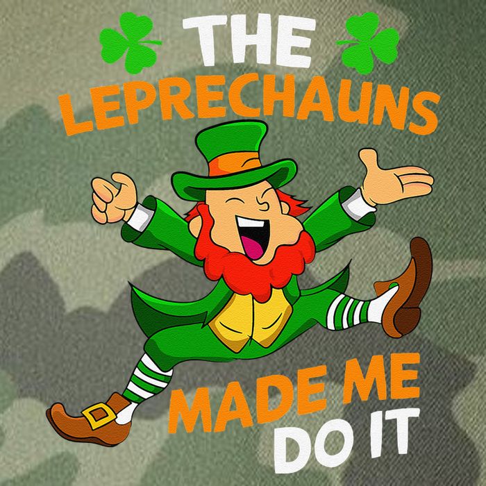 St Patricks Day The Leprechauns Made Me Do It Legacy Tie Dye Trucker Hat