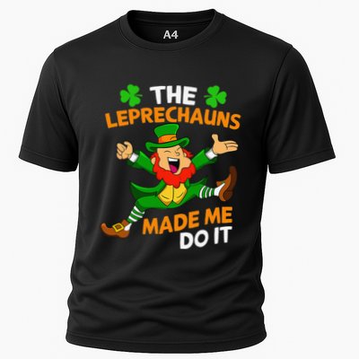 St Patricks Day The Leprechauns Made Me Do It Performance Shirt