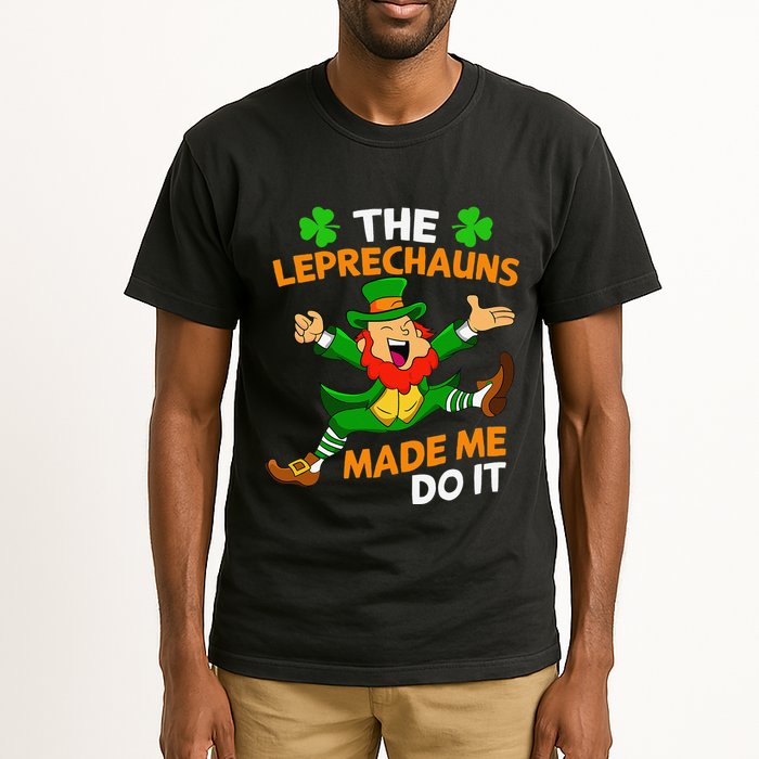 St Patricks Day The Leprechauns Made Me Do It Tall T-Shirt