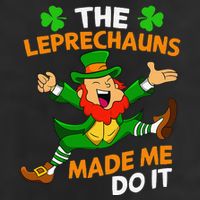 St Patricks Day The Leprechauns Made Me Do It 11oz C Handle Ceramic Mug
