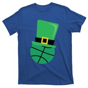 St Patrick's Day Cool Gift Basketball Leprechaun Hagift T-Shirt