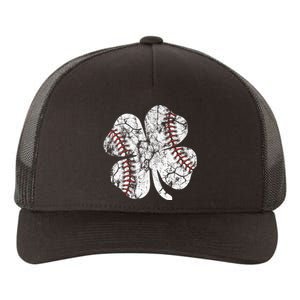 St Patricks Day Shamrock Baseball Saint PaddyS Yupoong Adult 5-Panel Trucker Hat