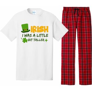 Saint Patrick's Day Ireland Irish I Was A Little Bit Taller Pajama Set