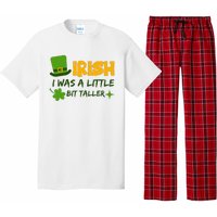 Saint Patrick's Day Ireland Irish I Was A Little Bit Taller Pajama Set