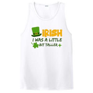 Saint Patrick's Day Ireland Irish I Was A Little Bit Taller PosiCharge Competitor Tank