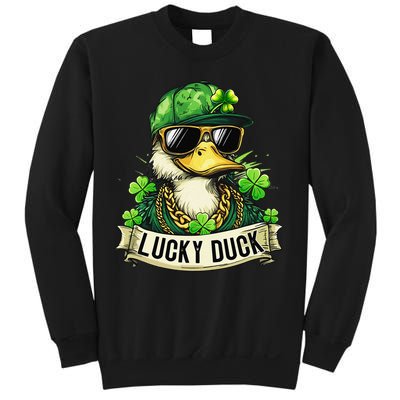 St Patricks Day Lucky Duck Saint Paddys Day Sweatshirt