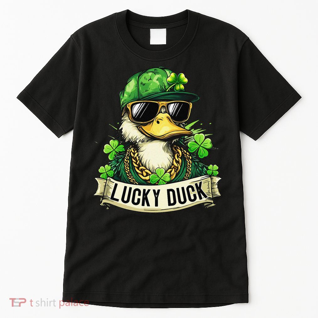St Patricks Day Lucky Duck Saint Paddys Day Tall T-Shirt