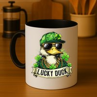 St Patricks Day Lucky Duck Saint Paddys Day Mug