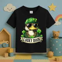 St Patricks Day Lucky Duck Saint Paddys Day Toddler T-Shirt