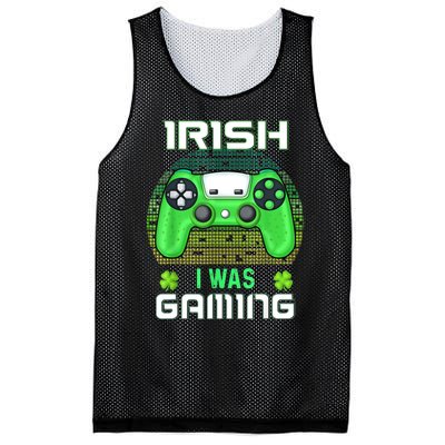 St Patricks Day Gamer Shamrock Irish I Was Gaming Mesh Reversible Basketball Jersey Tank