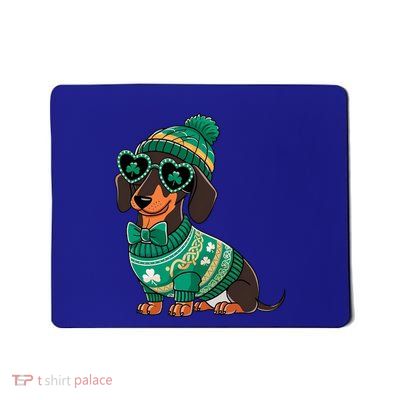 St Patrick’S Day Dachshund Dog Funny One Lucky Dog Mom Great Gift Mousepad