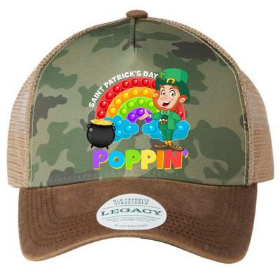 St Patrick's Day Push Pop Leprechaun Legacy Tie Dye Trucker Hat