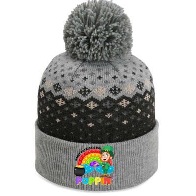 St Patrick's Day Push Pop Leprechaun The Baniff Cuffed Pom Beanie