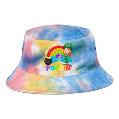 St Patrick's Day Push Pop Leprechaun Tie Dye Newport Bucket Hat