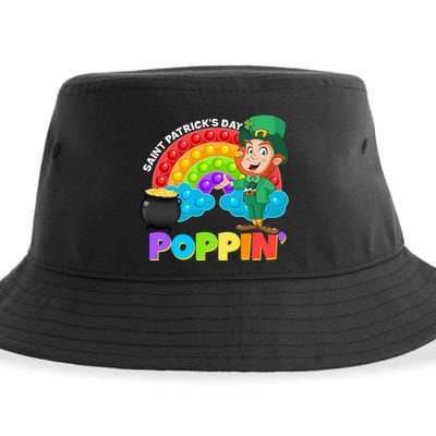 St Patrick's Day Push Pop Leprechaun Sustainable Bucket Hat