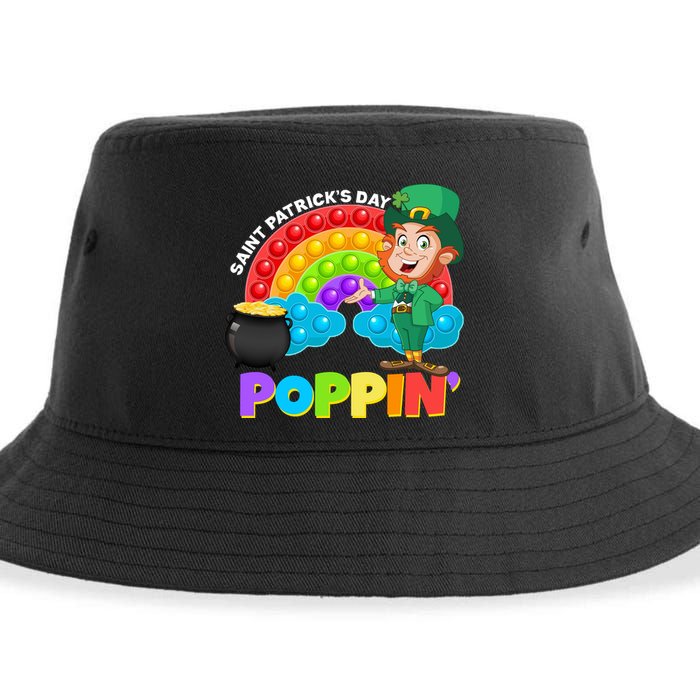 St Patrick's Day Push Pop Leprechaun Sustainable Bucket Hat