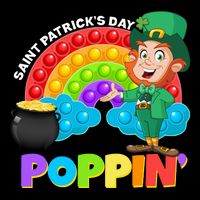 St Patrick's Day Push Pop Leprechaun Bucket Hat